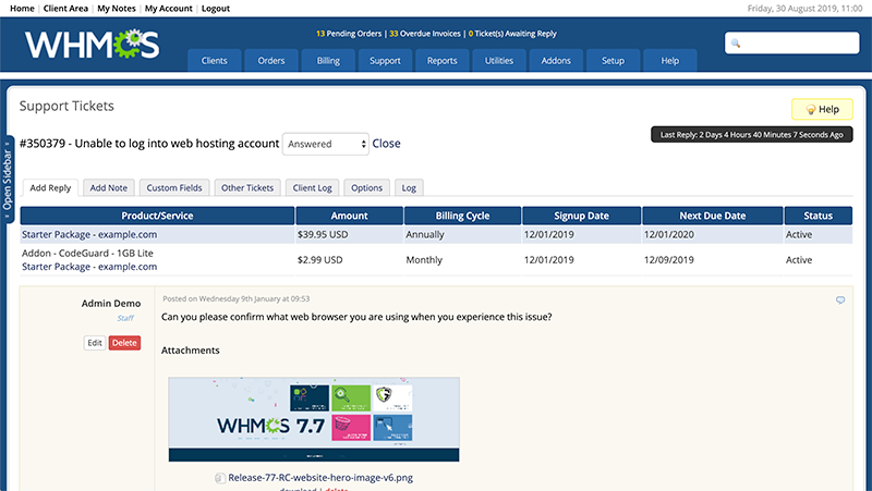 Feature Spotlight The Whmcs Help Desk Whmcs Blog